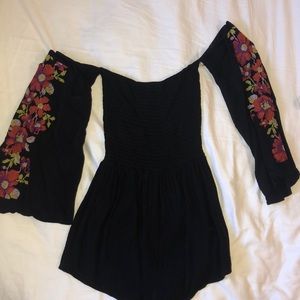 Off the shoulder romper